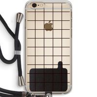 Rooster: iPhone 6 PLUS / 6S PLUS Transparant Hoesje met koord