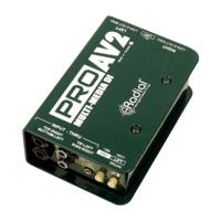 Radial ProAV2 Multimedia passieve stereo DI-box