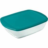 Ovenschaal Pyrex Cook & Store 2,5 L 1,1 L 0,4 l Groen Rechthoekig 3 Onderdelen