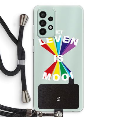 Het Leven Is Mooi: Samsung Galaxy A52s 5G Transparant Hoesje met koord