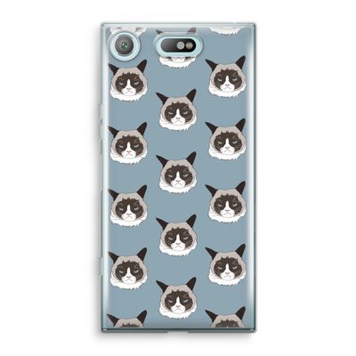 It's a Purrr Case: Sony Xperia XZ1 Compact Transparant Hoesje