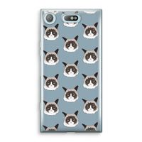 It's a Purrr Case: Sony Xperia XZ1 Compact Transparant Hoesje