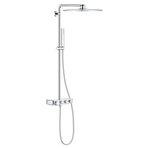 GROHE Euphoria smartcontrol Regendoucheset Opbouw - hoofddouche vierkant 31cm - handdouche staaf - chroom 26508000