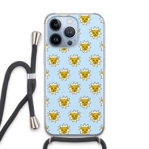 Leeuwenkoppen: iPhone 13 Pro Transparant Hoesje met koord