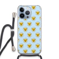 Leeuwenkoppen: iPhone 13 Pro Transparant Hoesje met koord