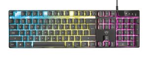 Trust GXT 835 Azor Qwerty US Gaming Toetsenbord - Zwart, RGB