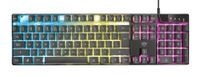 Trust GXT 835 Azor Qwerty US Gaming Toetsenbord - Zwart, RGB - thumbnail