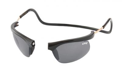 CliC Zonnebril wing Spiegel glazen - Zwart/Spiegel