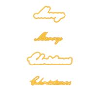 Nellie's Choice • shape die tekst merry christmas 2st.