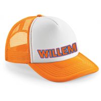 Koningsdag oranje snapback - Willem - voor volwassenen - Verkleedhoofddeksels