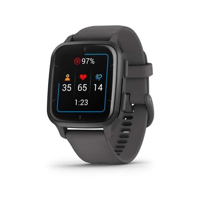Garmin Venu Sq 2 3,56 cm (1.4") AMOLED 40 mm Digitaal Touchscreen Grijs GPS