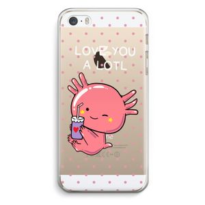 Love You A Lotl: iPhone 5 / 5S / SE Transparant Hoesje