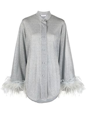 Oséree Blouse met lange mouwen - Grijs Oséree Blouse met lange mouwen - Grijs