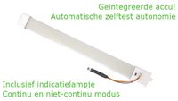 Led T5-TL buis met noodverlichting - 30 cm - 5 Watt - G5 - 230VAC - 4000K - thumbnail