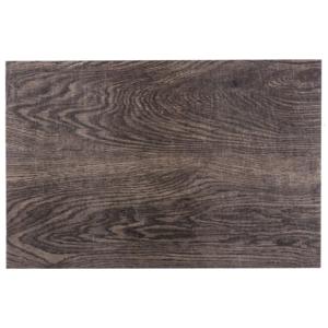 Secret de Gourmet tafel placemat in walnoot hout print - PVC - 45 x 30 cm - Onderleggers