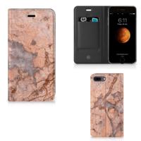 Apple iPhone 7 Plus | 8 Plus | Standcase | Marmer Oranje