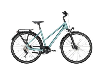 BRENNABOR trekkingfiets "t-44" mod. 22 bike brennab.t-44 28/50 trap. 16sp blue/silver
