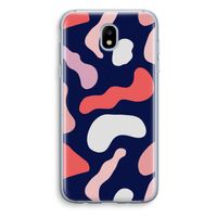 Memphis Shapes Pink: Samsung Galaxy J5 (2017) Transparant Hoesje