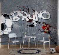 Voetballer doel Fotobehang tienerkamer