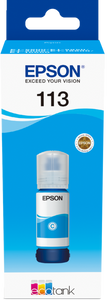 Epson 113 EcoTank Pigment Cyan ink bottle