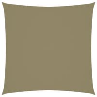 Zonnescherm vierkant 4,5x4,5 m oxford stof beige