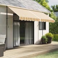 VidaXL Vervangingsdoek voor luifel gestreept 3,5x2,5 m meerkleurig VidaXL Vervangingsdoek voor luifel gestreept 3,5x2,5 m meerkleurig