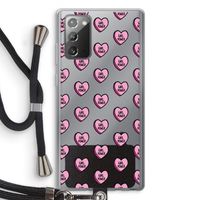 GIRL POWER: Samsung Galaxy Note 20 / Note 20 5G Transparant Hoesje met koord GIRL POWER: Samsung Galaxy Note 20 / Note 20 5G Transparant Hoesje met koord