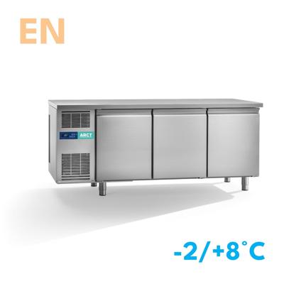 Dieptekoelwerkbank | 3 deurs EN | standaard werkblad | stekkerklaar