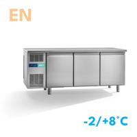 Dieptekoelwerkbank | 3 deurs EN | standaard werkblad | stekkerklaar