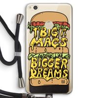 Big Macs Bigger Dreams: Huawei Ascend P8 Lite (2017) Transparant Hoesje met koord