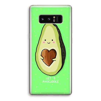 Avocuddle: Samsung Galaxy Note 8 Transparant Hoesje