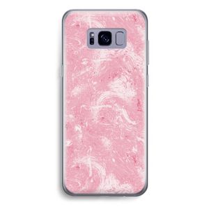 Abstract Painting Pink: Samsung Galaxy S8 Plus Transparant Hoesje