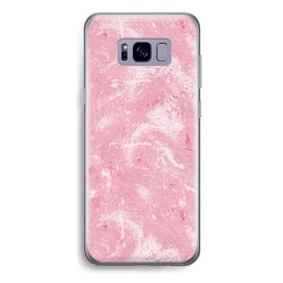 Abstract Painting Pink: Samsung Galaxy S8 Plus Transparant Hoesje