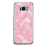 Abstract Painting Pink: Samsung Galaxy S8 Plus Transparant Hoesje