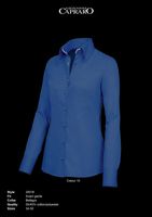 Giovanni Capraro 29316-10 Dames Blouse - Donker Blauw [Wit accent]