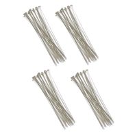 400x kabelbinders tie-wraps wit 3,6 x 200 mm   -