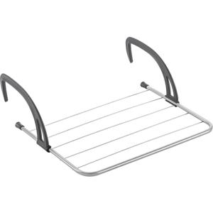 Metaltex favonio radiator-balkon droogrek 3 m drooglijn zilver/zwart