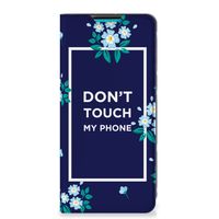 Samsung Galaxy A73 Design Case Flowers Blue DTMP - thumbnail