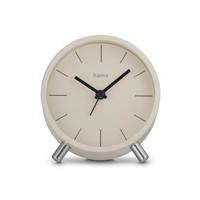 Hama dcf wekker flores tikt niet grijs/beige Hama dcf wekker flores tikt niet grijs/beige