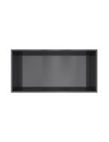 Hotbath &MORE Inbouwnis 30x60x10cm Geborsteld Zwart PVD