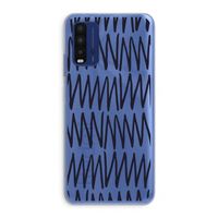 Marrakech Zigzag: Xiaomi Redmi 9T Transparant Hoesje Marrakech Zigzag: Xiaomi Redmi 9T Transparant Hoesje