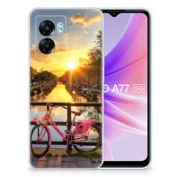 OPPO A77 | A57 5G | Silliconen Back Cover | Amsterdamse Grachten