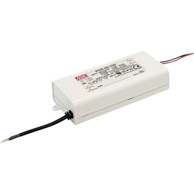 MW Mean Well PCD-40-350B LED-driver Constante stroomsterkte 40 W 0.35 A 70 - 108 V/DC Dimbaar, PFC-schakeling, Overbelastingsbescherming, Montage op