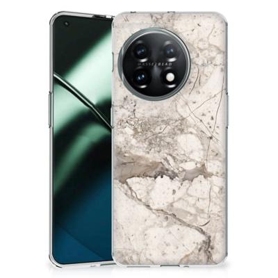 OnePlus 11 | TPU | Siliconen hoesje | Marmer Beige