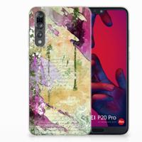 Smartphone hoesje Huawei P20 Pro Letter Painting