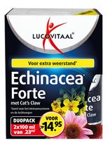 Lucovitaal Echinacea extra forte cats claw duo 2 x 100ml (1 Set) - thumbnail