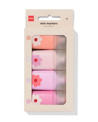 HEMA Mini Markeerstiften Bloemen - 4 Stuks