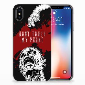 Apple iPhone X | Xs Silicone-hoesje Zombie Blood