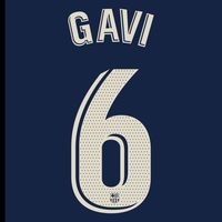 Gavi 6 (Officiële Barcelona La Liga Bedrukking 2022-2023)
