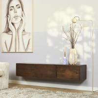 Zwevend tv meubel Vision Walnut | 160 cm STF-2809 - thumbnail